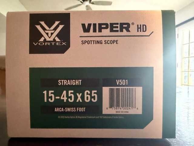 Подзорная зрительная труба для наблюдения Vortex Viper HD 15-45x65 WP