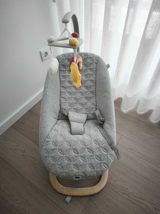 Espreguiçadeira Chicco Zen Wave Wooden Grey