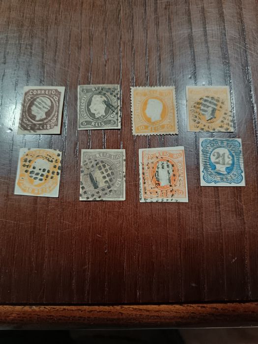 Selos usados D.Pedro v e D.Luis l
