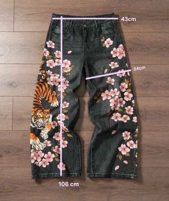 Baggy jeans (nadruk)
