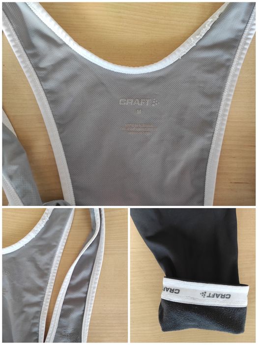 Ocieplany komplet kolarski - bluza spodnie - CRAFT - M