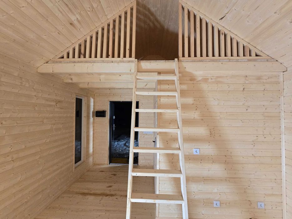 Domek drewniany typu STODOŁA 28m² – komfort, design i szybki montaż!