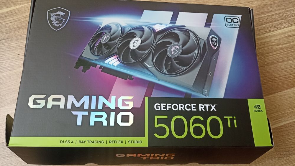 Відеокарта MSI GeForce RTX 5060 Ti 16G GAMING TRIO OC
