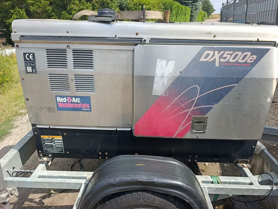 Agregat prądotwórczy Ren-D-Arc DX500e z silnikiem. Perkins