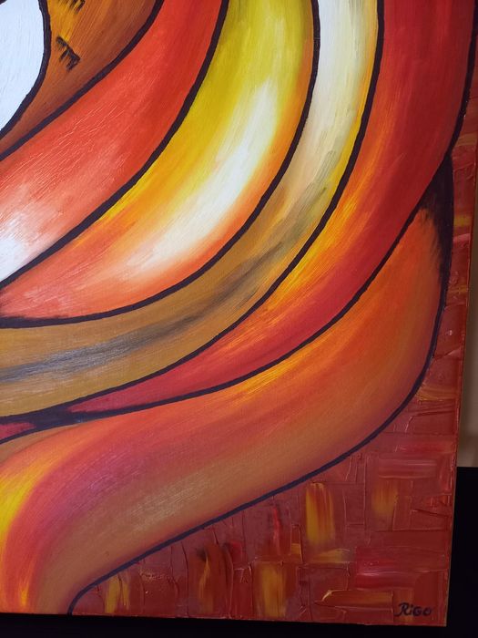 Tela de pintura Leão