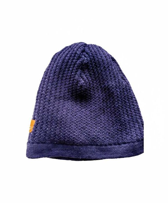 Czapka merino fioletowa