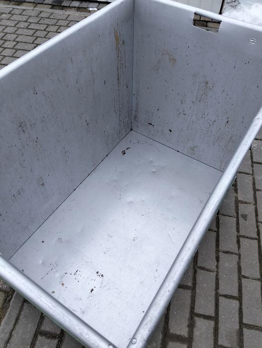 Wózek transportowy  do masarni aluminiowy magazynowy