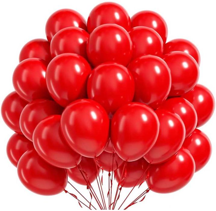 Balony lateksowe 12-calowe CZERWONE 25 szt ok. 30 cm