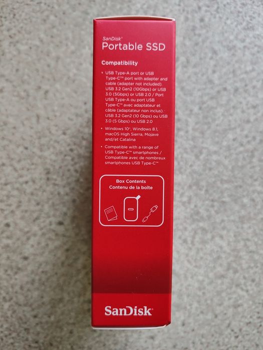 SanDisk Portable SSD 1TB USB3.2 Gen2. Гарантія