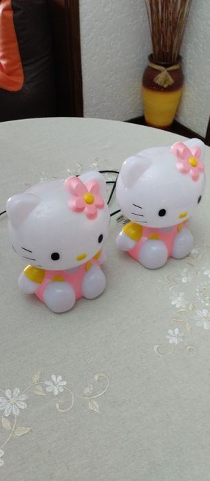 Candeeiro hello Kitty