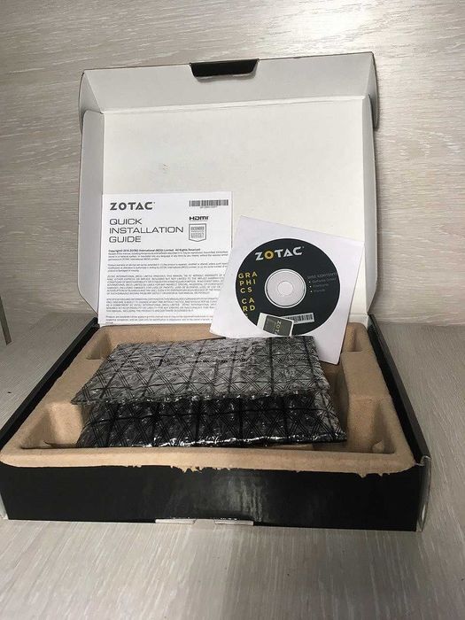 Упаковка от видеокарты ZOTAC GTX 1060
