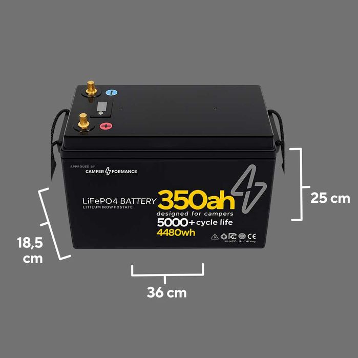 Bateria Lítio para Autocaravana 12v 350ah | PROMO | Entrega Imediata