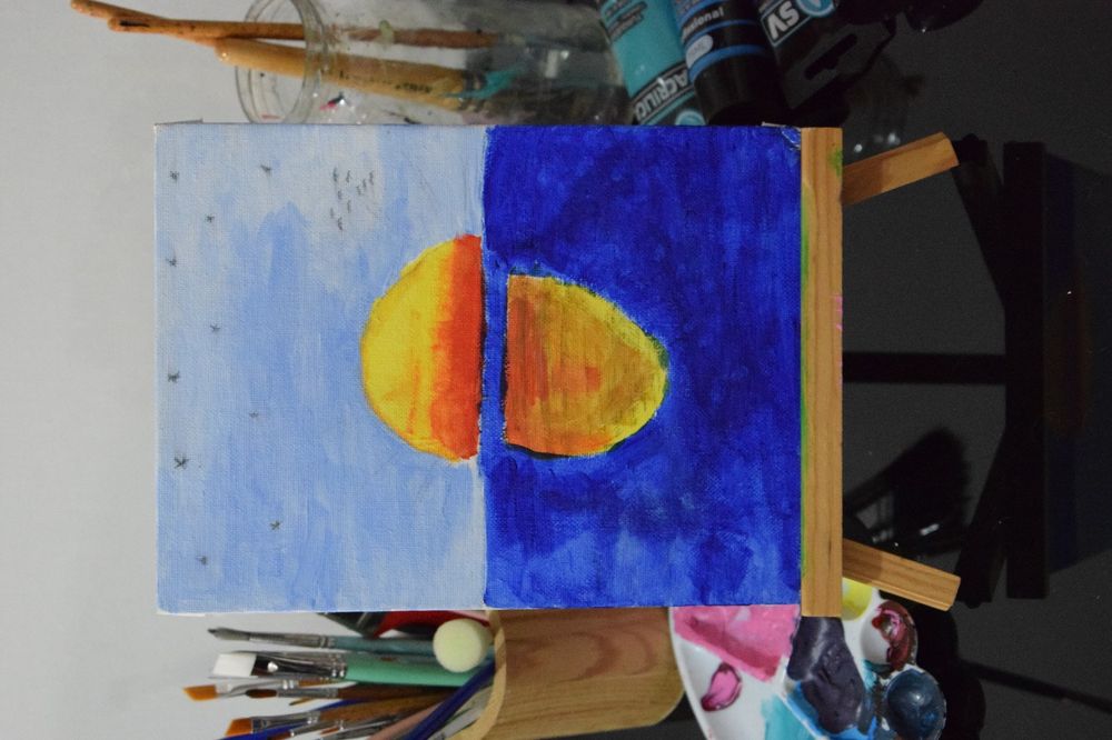 Telas pintadas á mão