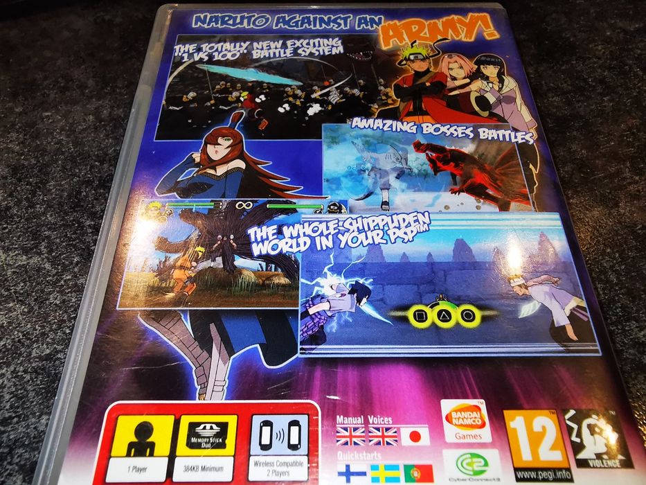 Naruto Shippuden Ultimate Ninja Inpact  PSP gra 3xANG (rzadkość na rynku) sklep Ursus