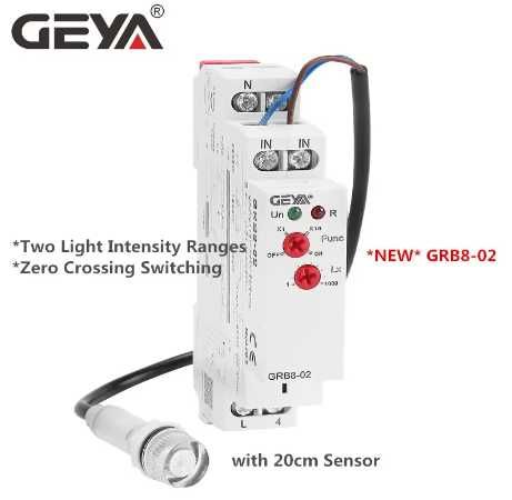 GEYA - Interruptor Crepuscular com Sensor de Luz