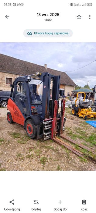 Wózek widłowy Fenwick Linde H50d 5T