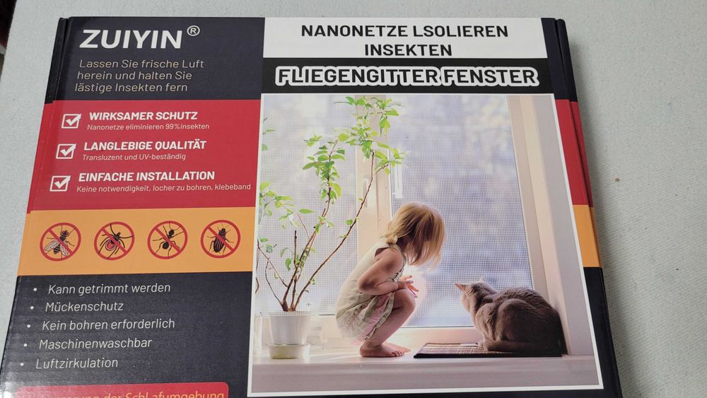 Moskitiera okienna 130x150