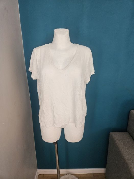 Koszulka t shirt na krótki rękaw xl hit tanio h&m