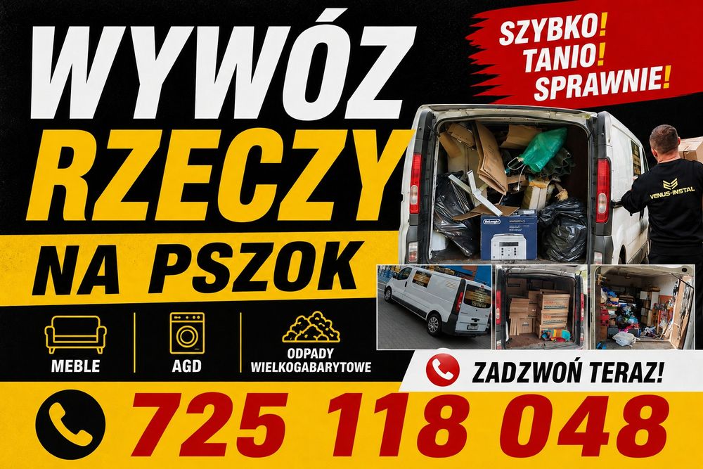 Wywóz rzeczy na PSZOK