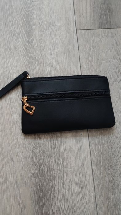 Portfel/saszetka damska czarna