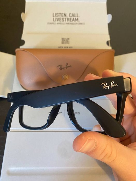 Смарт-окуляри Ray-Ban Meta Wayfarer MATTE BLACK TRANSITIONS GREEN