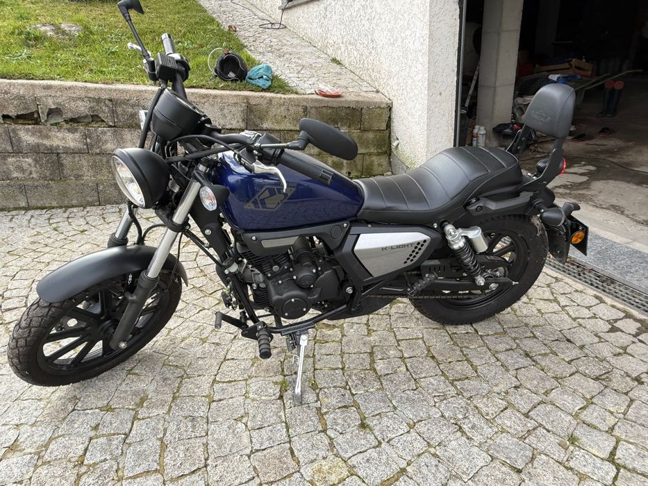 Mota 125cc chopper 246km como nova