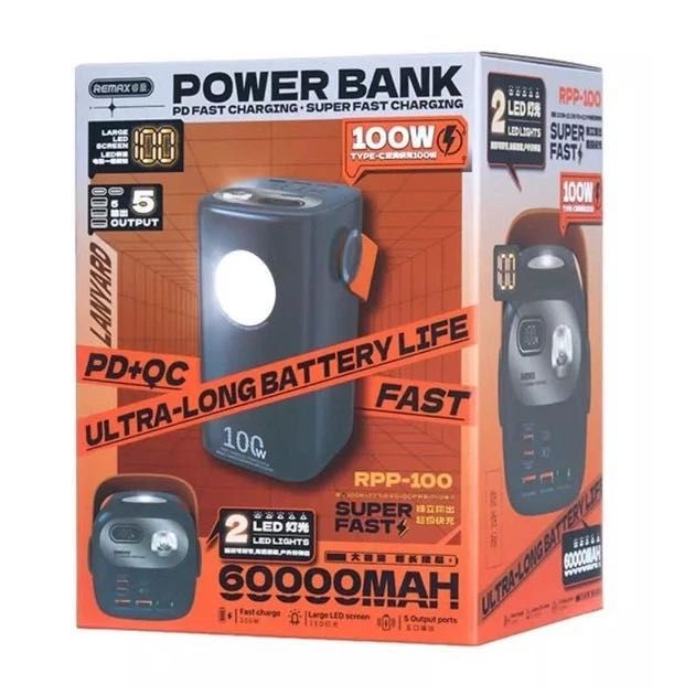 Повербанк Remax RPP-596 RPP-161 RPP-123 RPP-565 RPP-609 Pro FP-3 RPP-566 RPP-100 FP-6 40000 50000 60000 80000 mAh 100W
