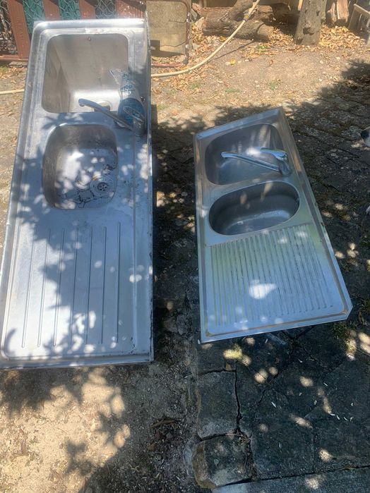 2 lavalouça inox duplo.com torneira misturadora