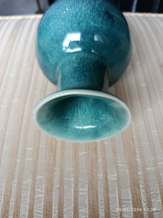 Jarra Vaso Porcelana Chinesa Séc XIX 23,8 cm