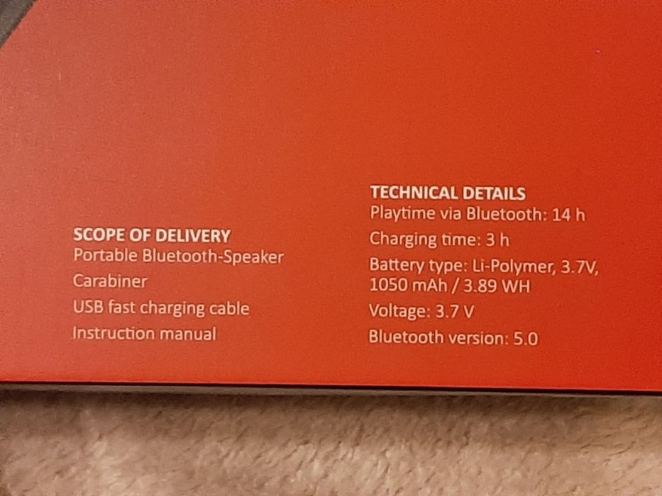 Głośnik mobilny Bluetooth Hama