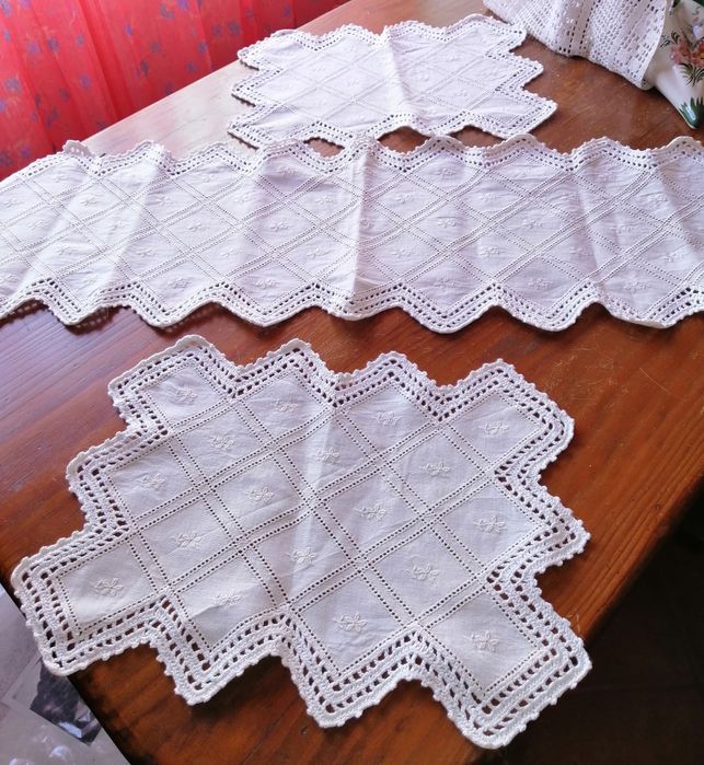 Panos de cozinha. Entremeios de croché