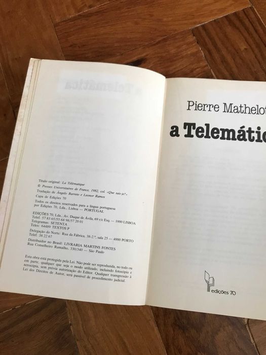 Livro "ATelemática" - Pierre Mathelot