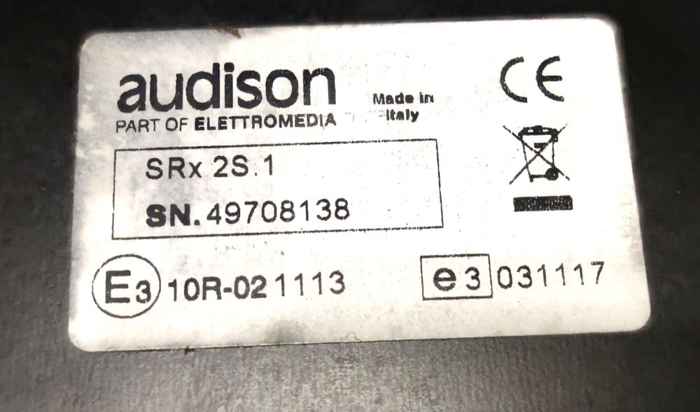 Підсилювач  Audison SRx 2S.1