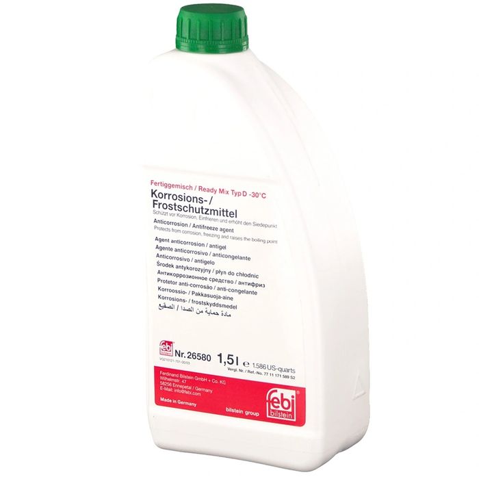 Готовый антифриз Febi Type D желто-зеленый для французов