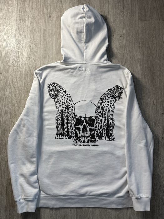 Allsaints Cheetahs Hoodie White / Худи Allsaints Белая Streetwear