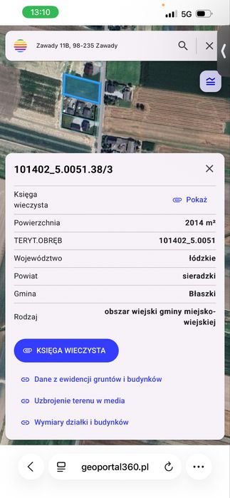 Działka budowlana z warunkami zabudowy