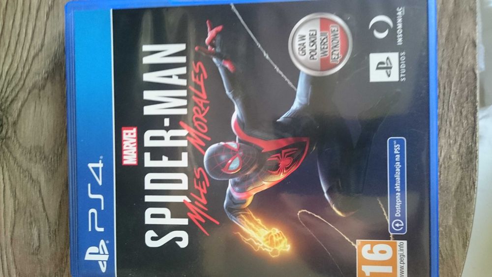 Spiderman Miles Morales ps4 polska wersja Spider-man playstation 4