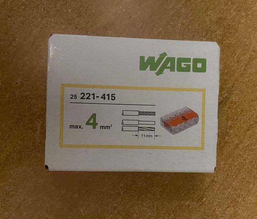 Szybkozłączka WAGO 7 opakowań  linka drut