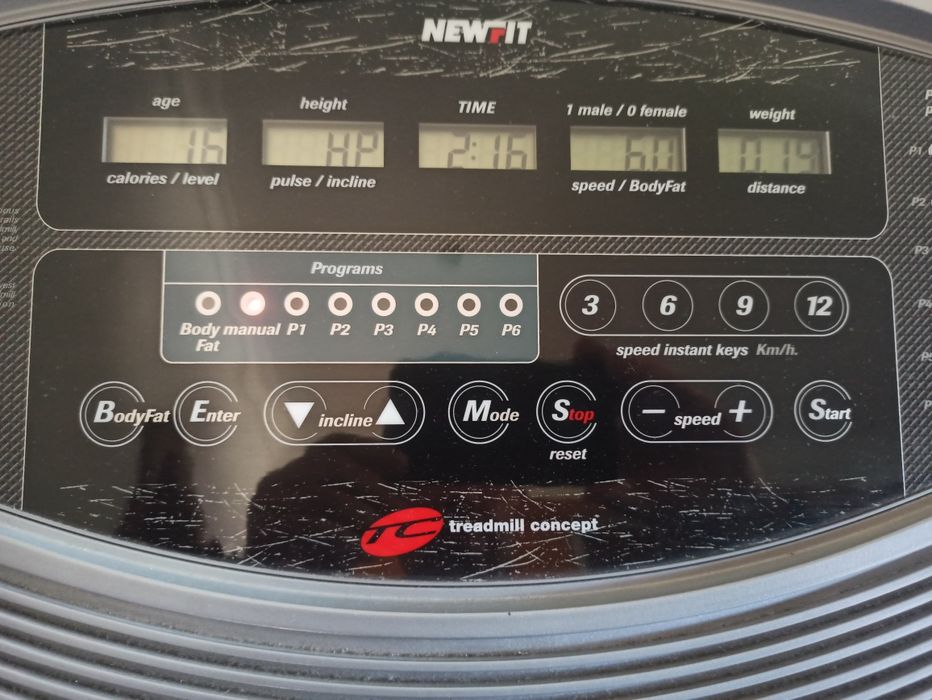 Passadeira elétrica  newfits profissional para correr ou caminhar