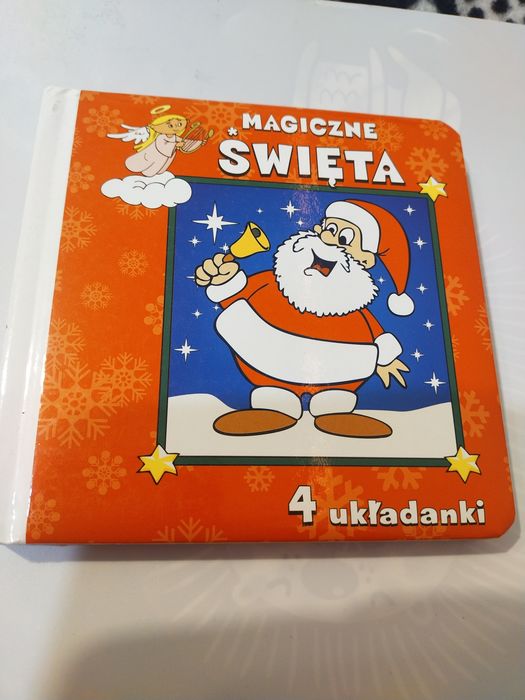 Magiczne święta 4 układanki książeczka książka