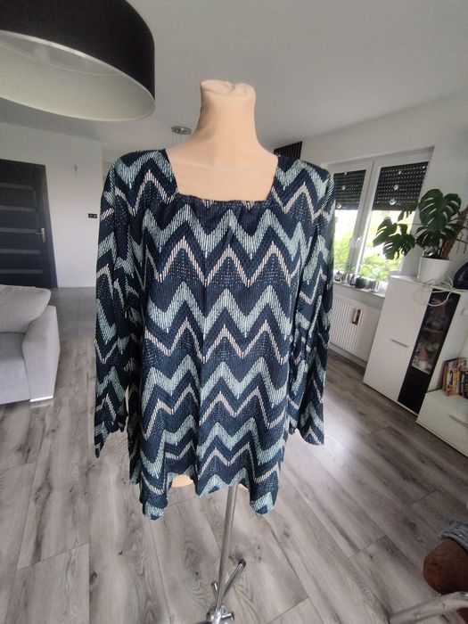 R.XXL Masai damska bluzka plus size we wzory