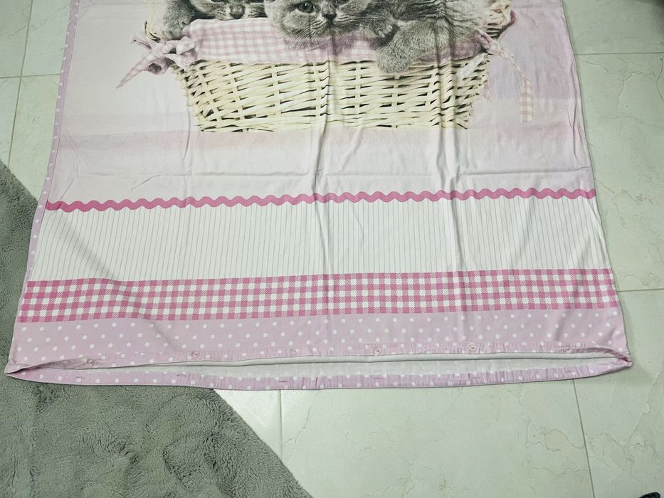 Pościel dziecięca 140x200 Kotki flanela