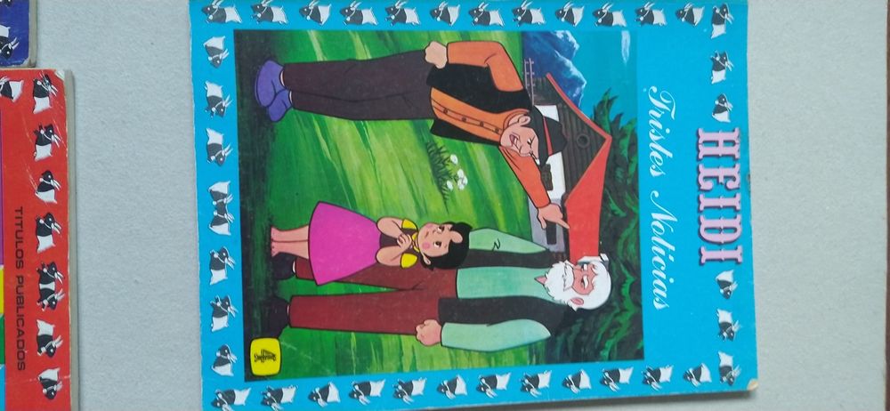 6 livros BD da Heidi