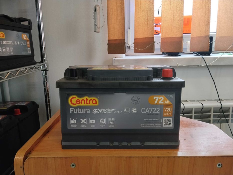 Akumulator CENTRA 72Ah 720A (EN) - 12V-DO BENZYNY