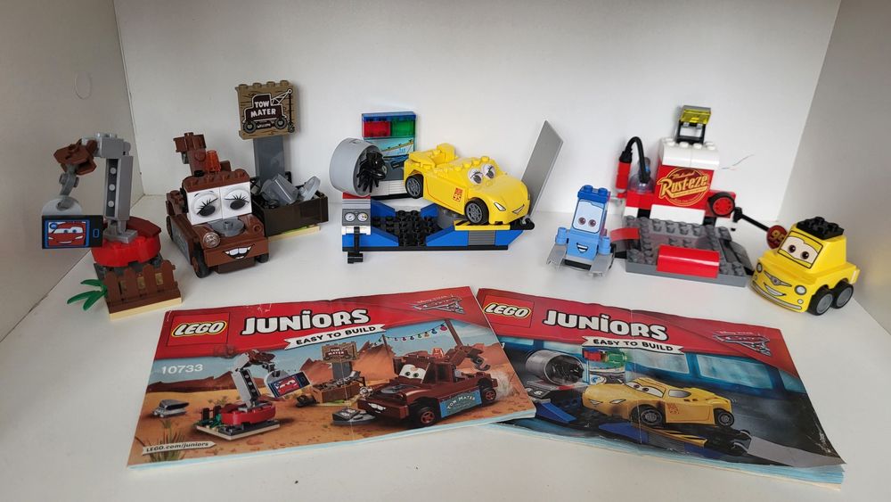 Lego Juniors Cars Тачки-3, 10731, 10732, 10733