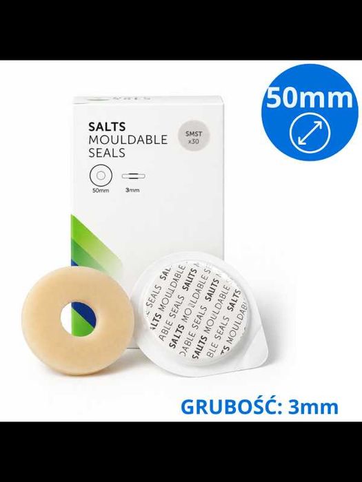 3x Plastyczny pierścień uszczelniający 5 cm x 3 mm SALTS