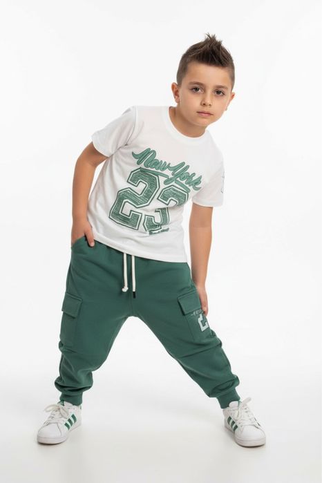 Dres komplet chłopięcy 128