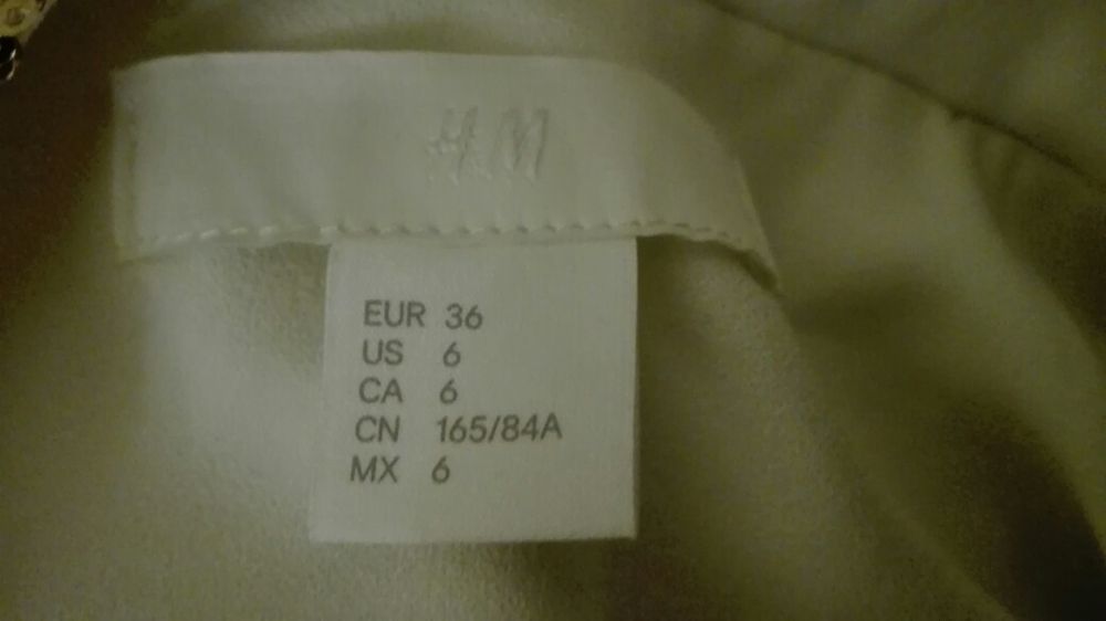 Marynarka kremowa złota cekiny HM 36 S sylwester święta elegancka