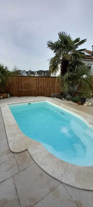 Basen ogrodowy z laminatu, poliestrowy 4x2.5x1.25 PAKIET START