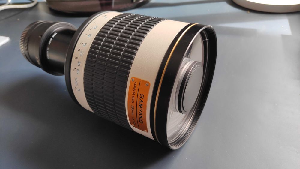 Objetiva Samyang 500mm